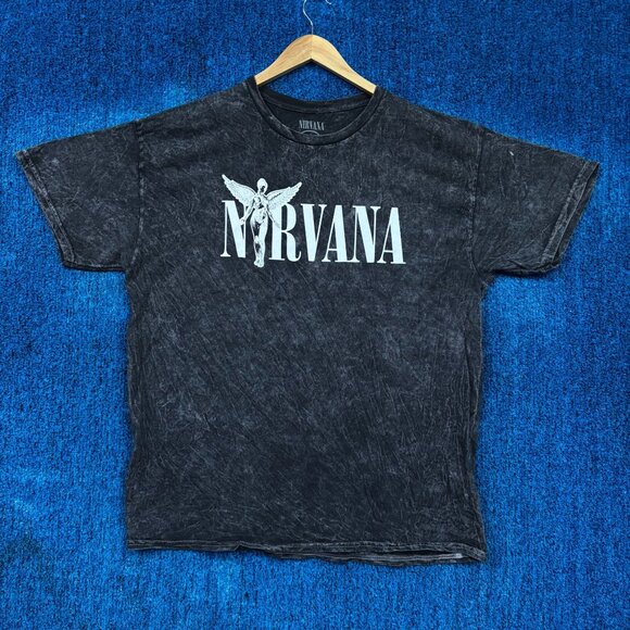 NIRVANA Other - Nirvana Spellout with the In Utero Angel Grunge Band Tee XL